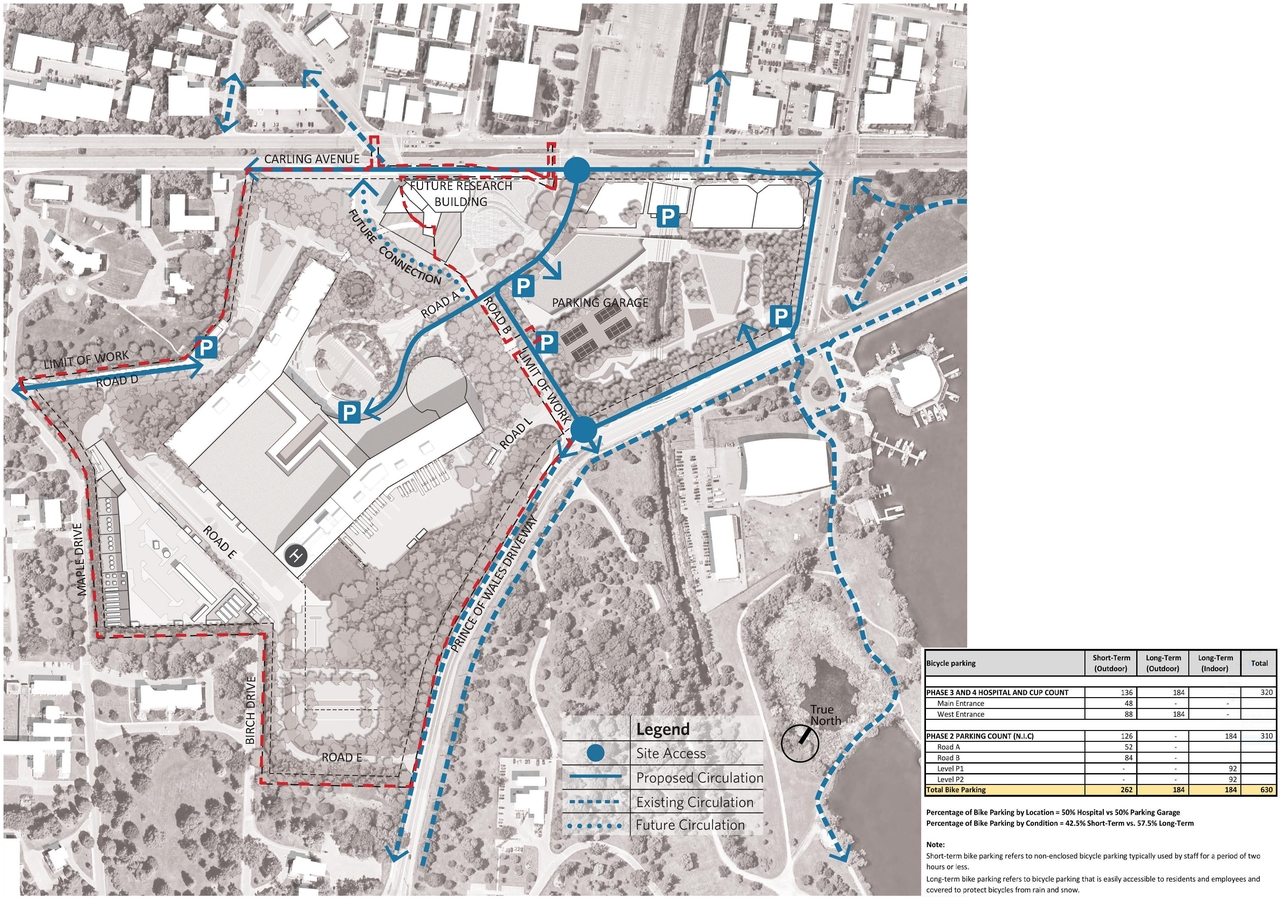 Construction site plan for project from page 6 of the file '2023-08-03 - Design Drawings - D07-12-22-0168'