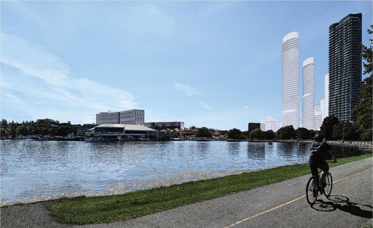 Rendering of building from page 21 of the file '2023-08-03 - Design Drawings - D07-12-22-0168'