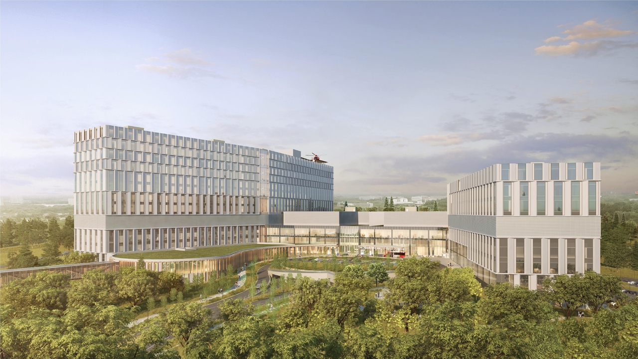 Rendering of building from page 23 of the file '2023-08-03 - Design Drawings - D07-12-22-0168'