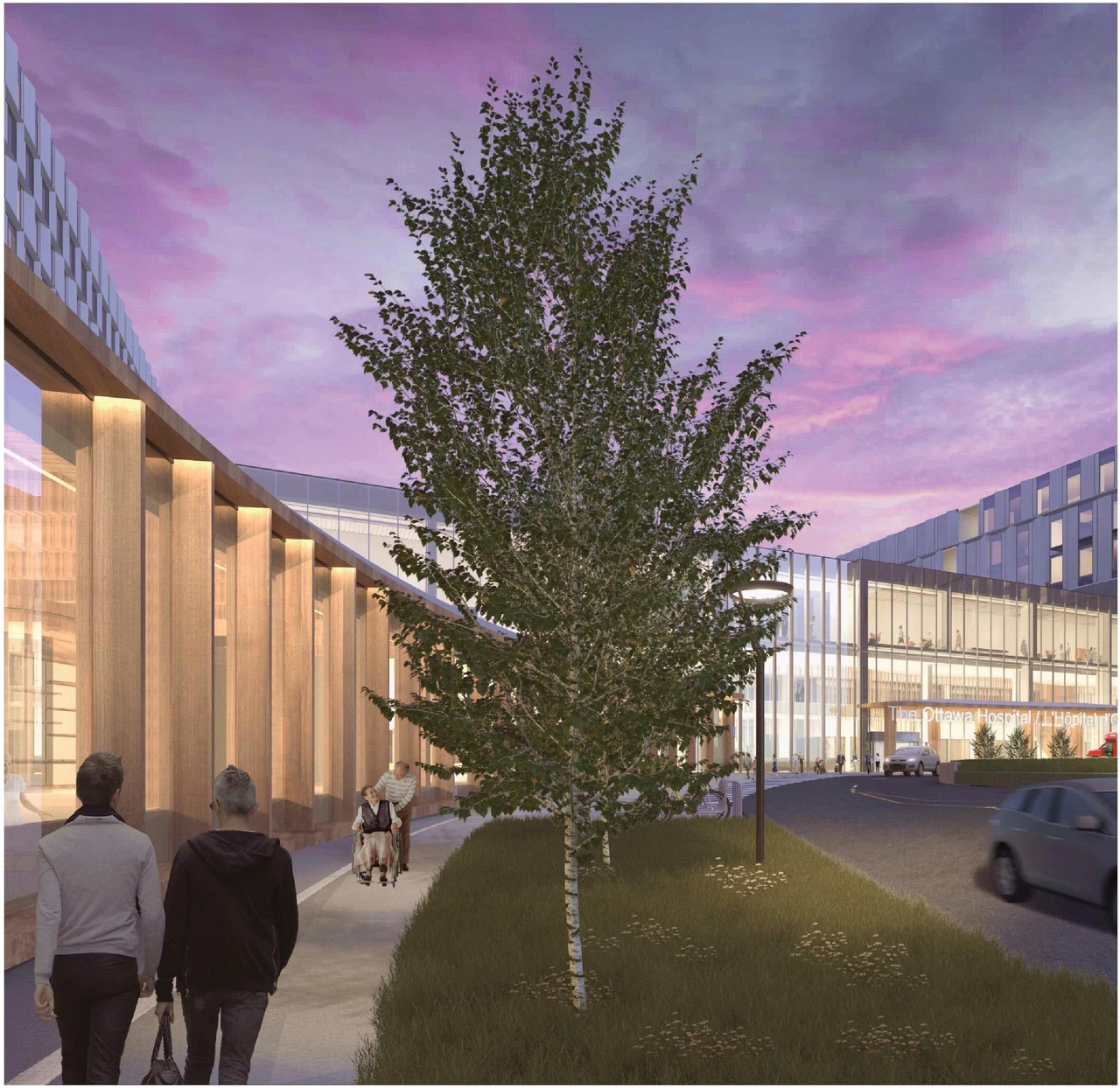 Rendering of building from page 35 of the file '2023-08-03 - Design Drawings - D07-12-22-0168'