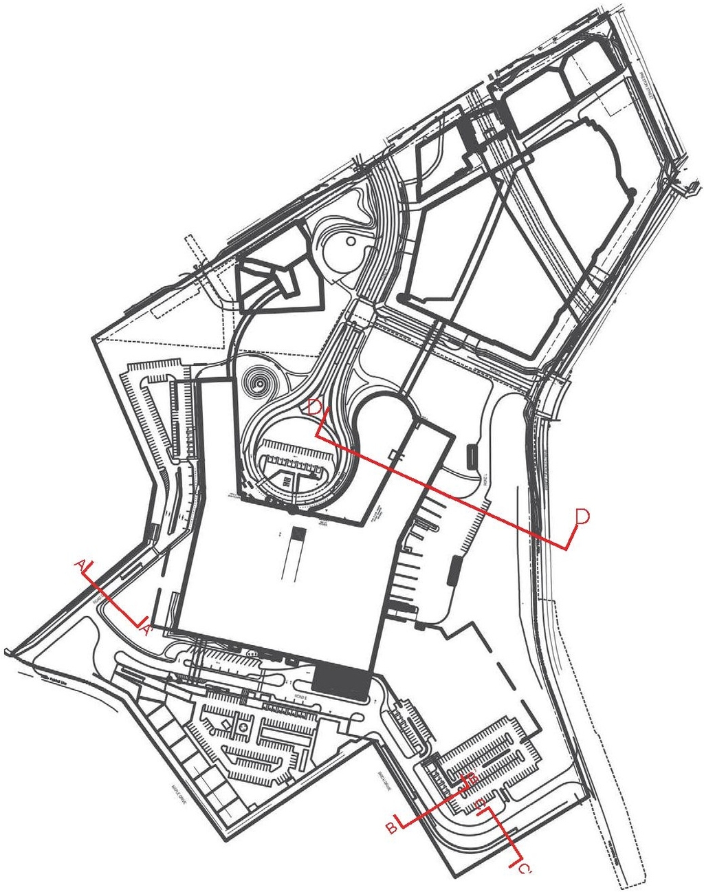 Construction site plan for project from page 10 of the file '2022-12-07 - Site Plan Control and FLUDA Design Drawings - D07-12-22-0168'