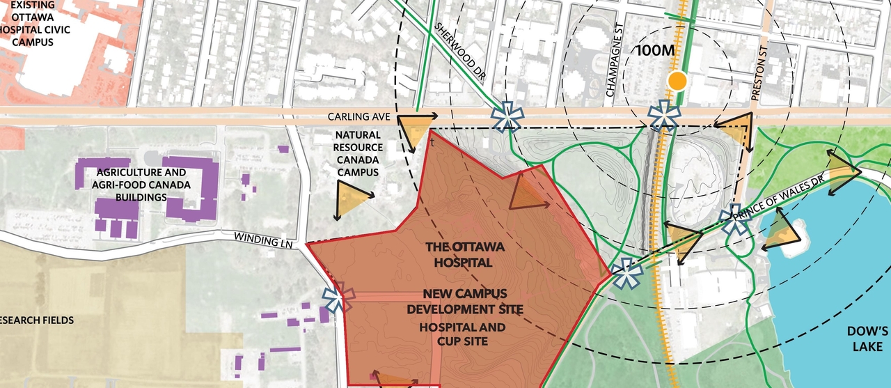 Construction site plan for project from page 36 of the file '2023-04-17 - Design Drawings - D07-12-22-0168'