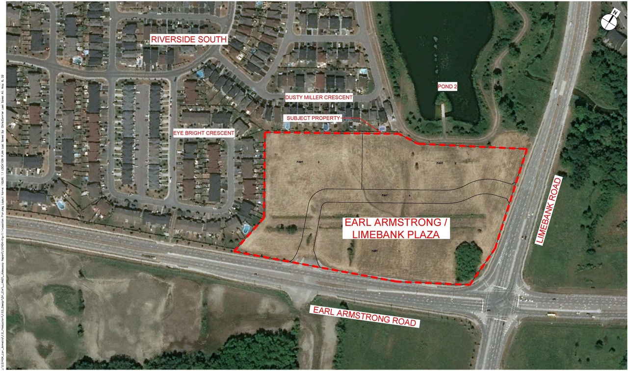 Construction site plan for project from page 27 of the file '2023-07-25 - Design Brief - D07-12-22-0169'