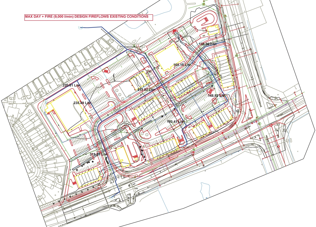 Construction site plan for project from page 69 of the file '2023-07-25 - Design Brief - D07-12-22-0169'