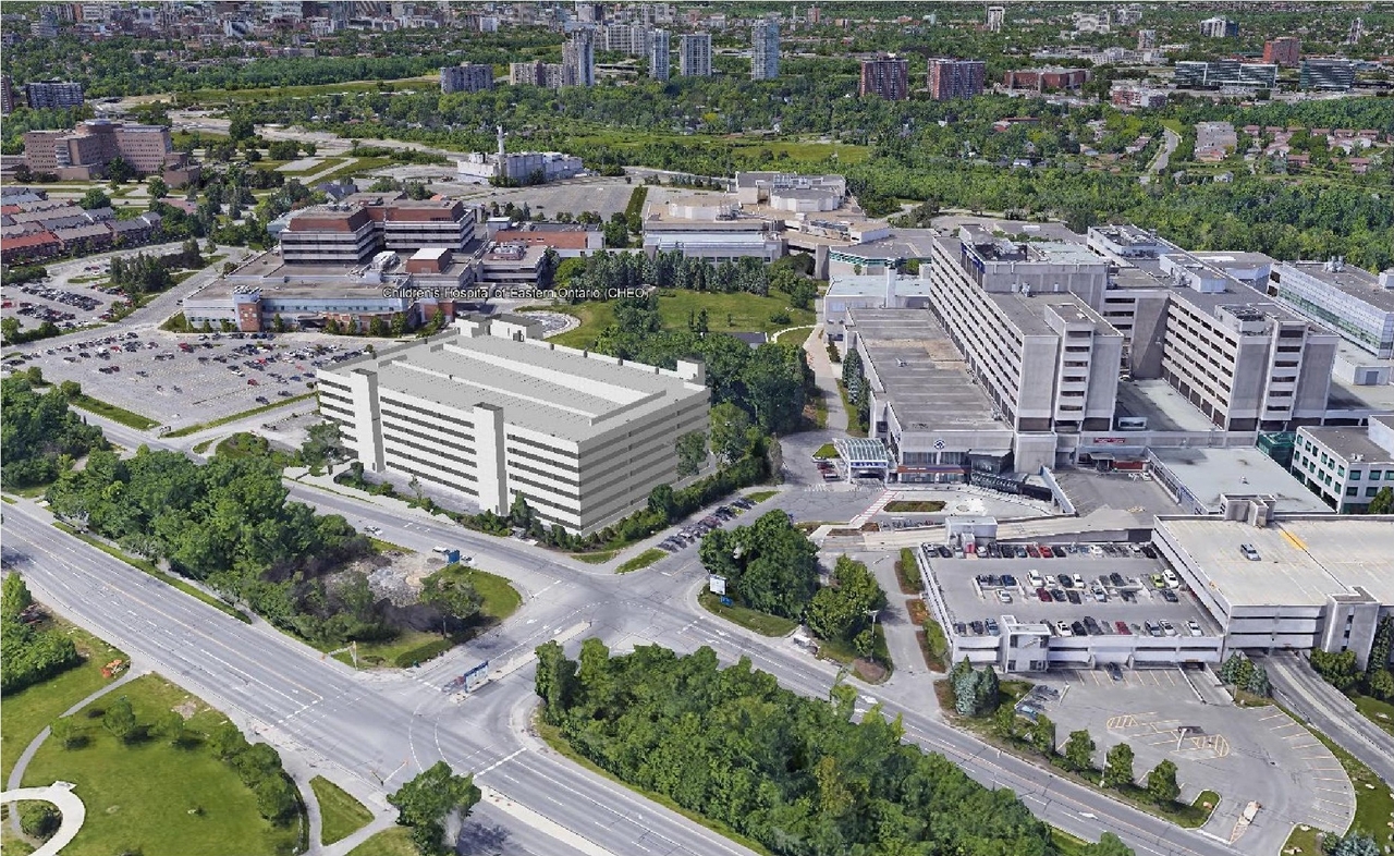 Rendering of building from page 5 of the file '2022-12-16 - Design Brief - D07-12-22-0170'