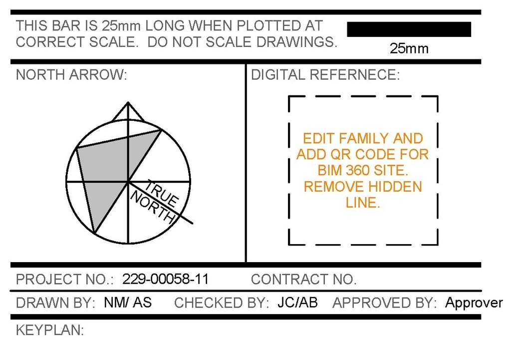Construction site plan for project from page 1 of the file '2023-07-21 - Elevations and Floor Plans - D07-12-22-0174'