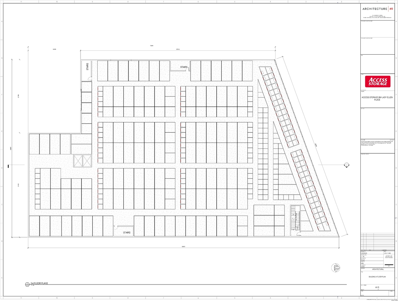 Floor plan for project from page 2 of the file '2022-12-21 - Elevations and Floor Plans - D07-12-22-0175'