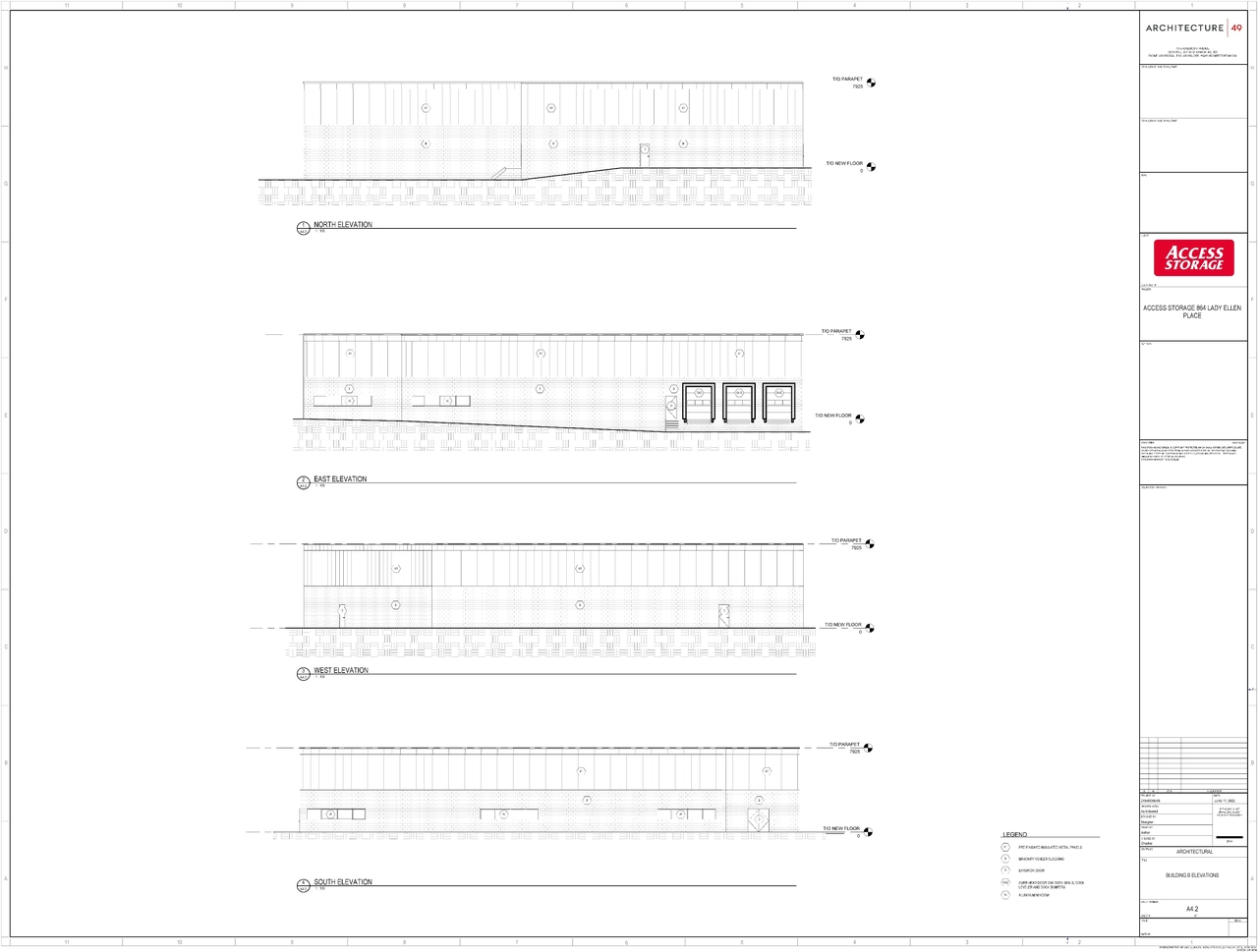 Construction site plan for project from page 6 of the file '2022-12-21 - Elevations and Floor Plans - D07-12-22-0175'