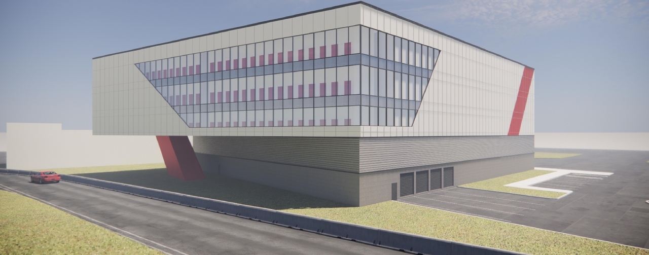 Rendering of building from page 1 of the file '2022-12-21 - Preliminary Renderings - D07-12-22-0175'