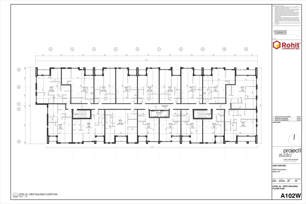 Floor plan for project from page 4 of the file '2023-01-11 - Floor Plans - D07-12-22-0177'