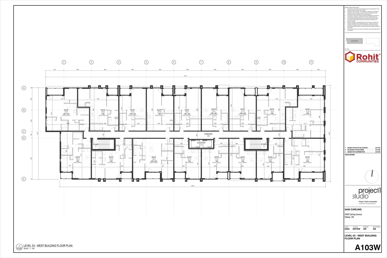 Floor plan for project from page 5 of the file '2023-01-11 - Floor Plans - D07-12-22-0177'