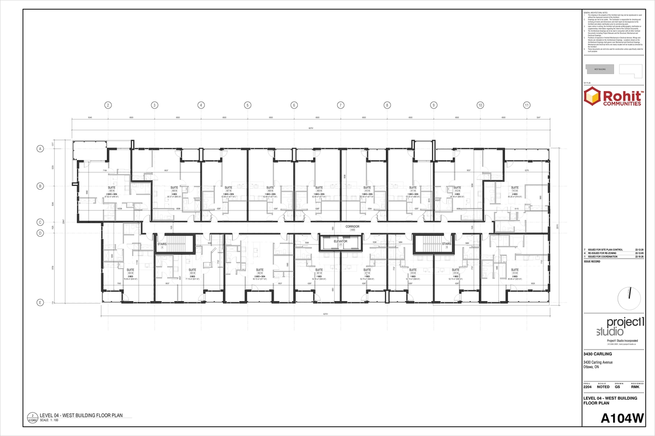Floor plan for project from page 6 of the file '2023-01-11 - Floor Plans - D07-12-22-0177'