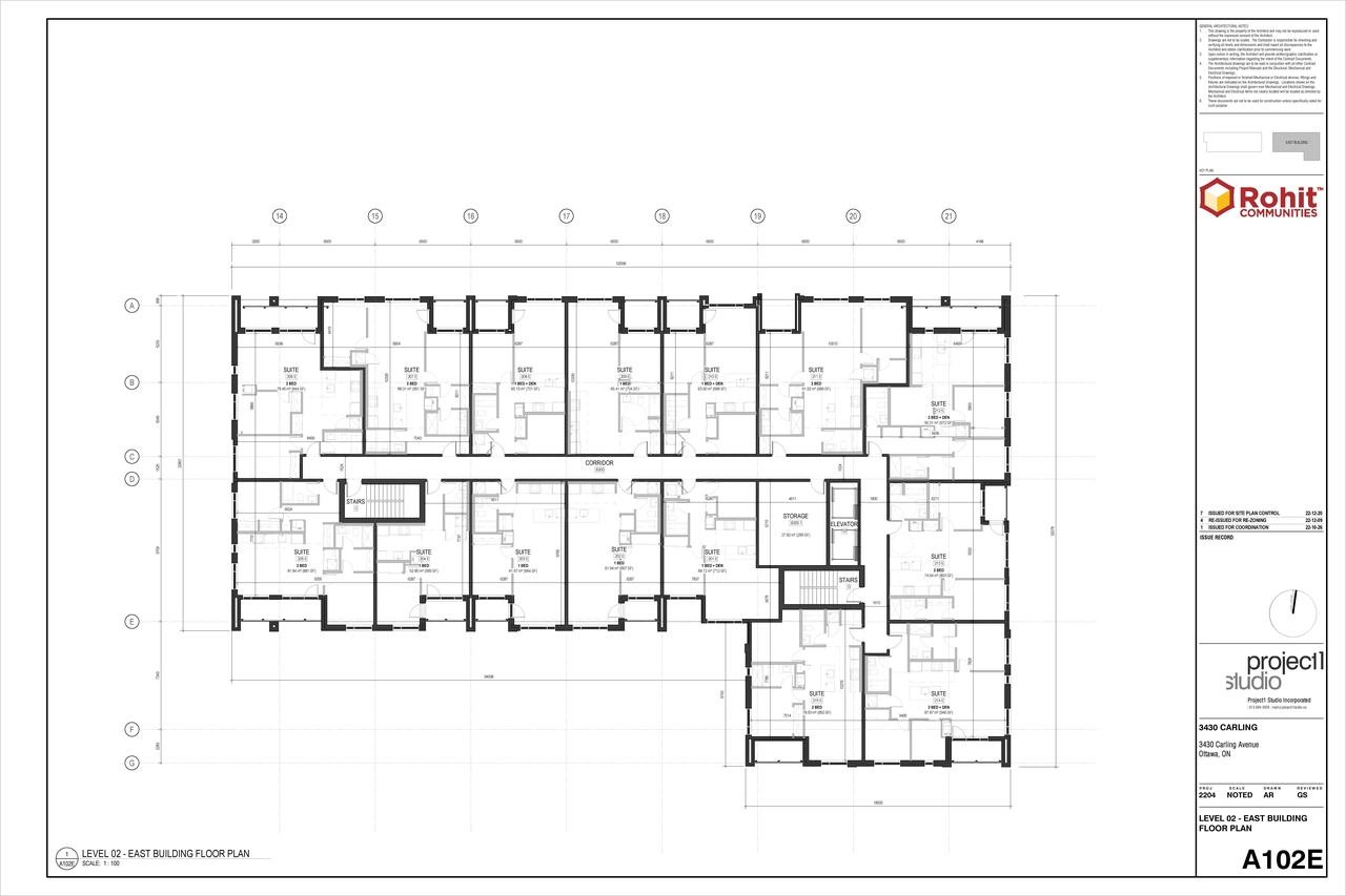 Floor plan for project from page 11 of the file '2023-01-11 - Floor Plans - D07-12-22-0177'