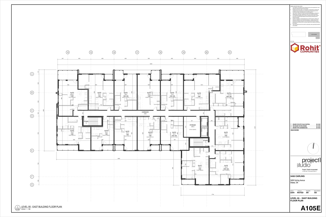 Floor plan for project from page 14 of the file '2023-01-11 - Floor Plans - D07-12-22-0177'