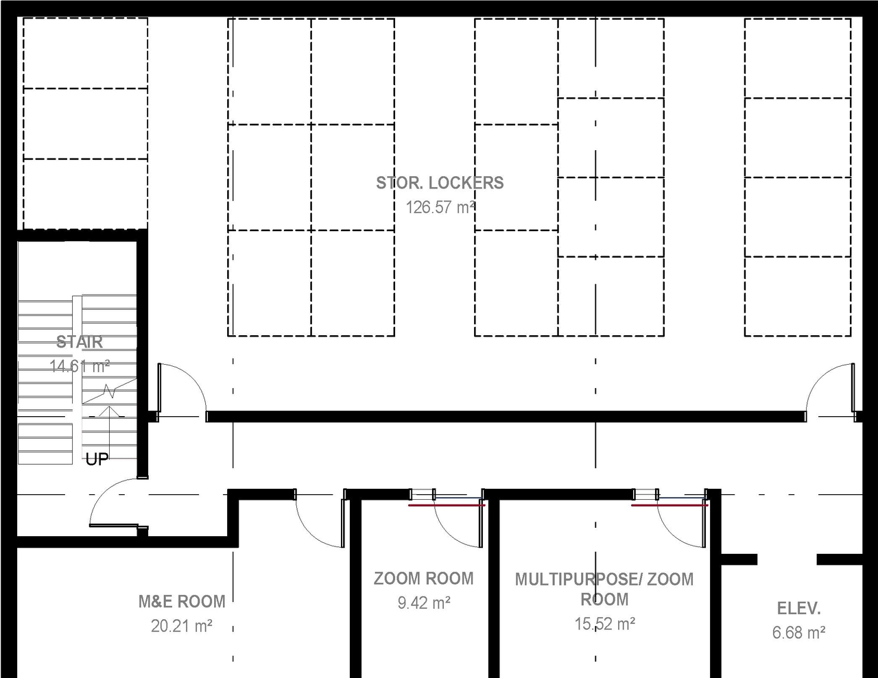 Floor plan for project from page 1 of the file '2022-12-22 - Floor Plan Basement and level 1 - D07-12-22-0182'