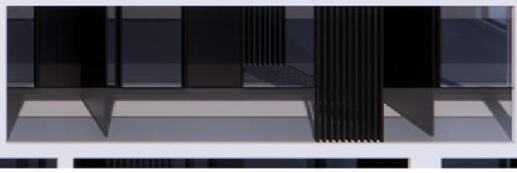 Rendering of building from page 8 of the file '2025-04-11 - Urban Design Brief - D07-12-22-0185'