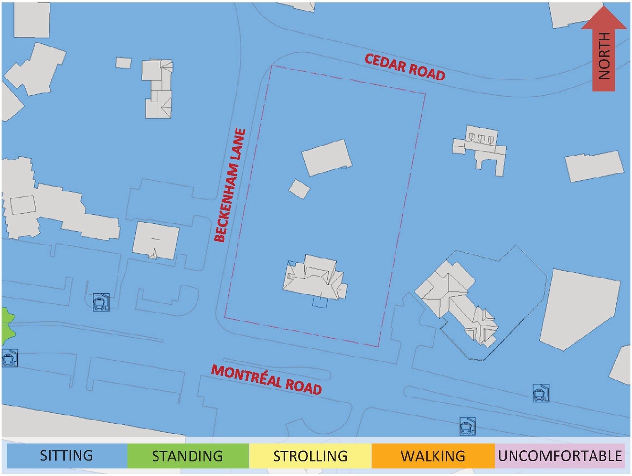 Construction site plan for project from page 40 of the file '2025-04-11 - Urban Design Brief - D07-12-22-0185'