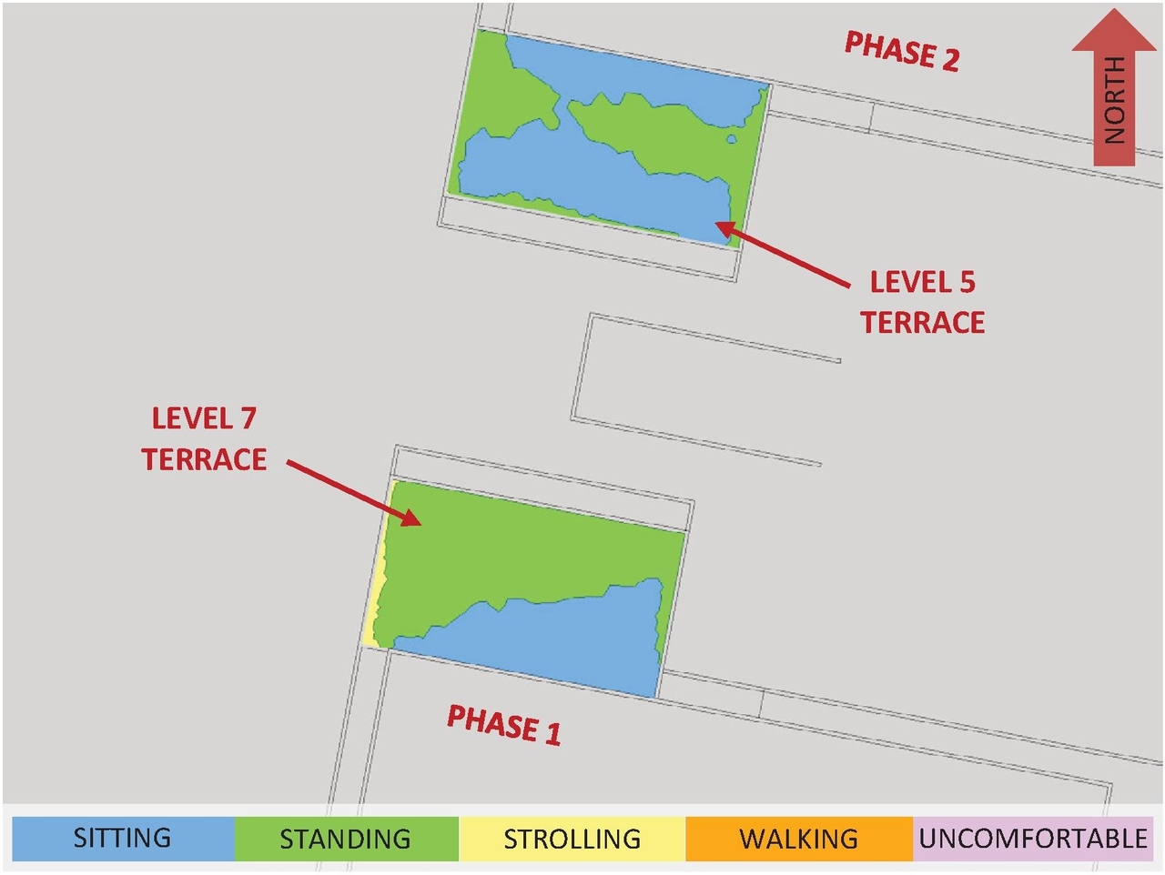 Construction site plan for project from page 42 of the file '2025-04-11 - Urban Design Brief - D07-12-22-0185'