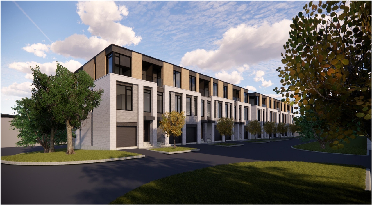 Rendering of building from page 7 of the file '2022-12-23 - Design Brief - D07-12-22-0185'