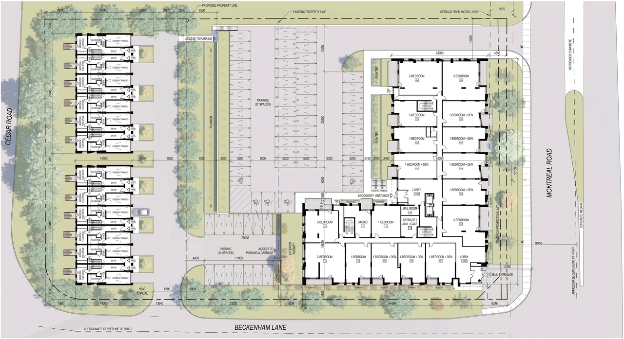 Floor plan for project from page 12 of the file '2022-12-23 - Design Brief - D07-12-22-0185'