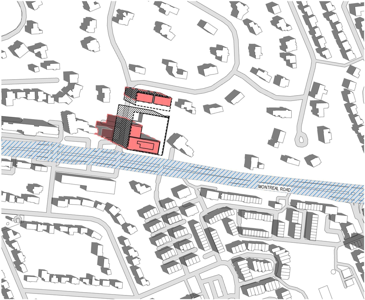 Construction site plan for project from page 20 of the file '2022-12-23 - Design Brief - D07-12-22-0185'