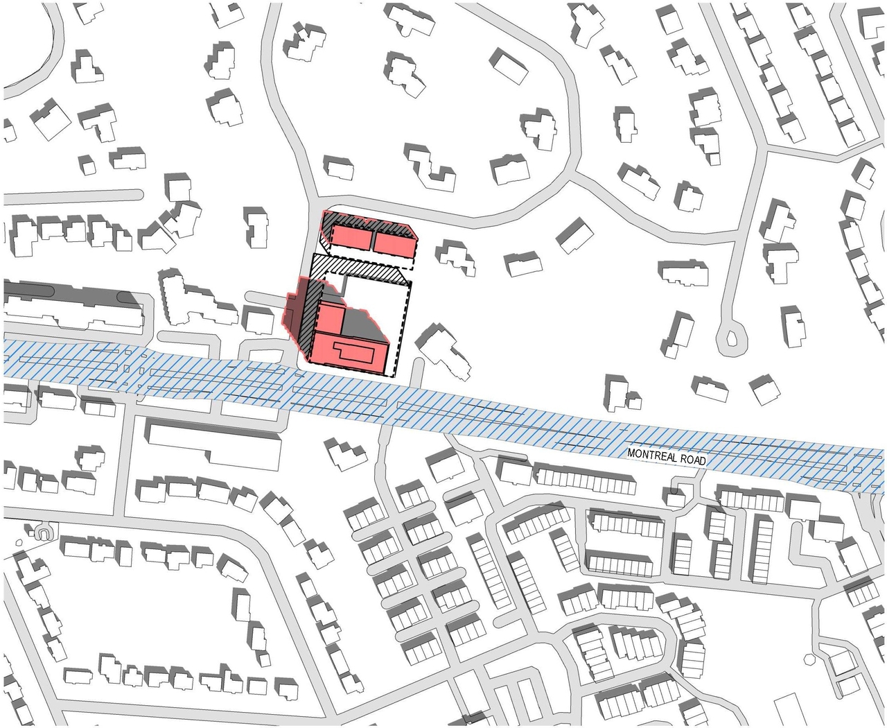 Construction site plan for project from page 20 of the file '2022-12-23 - Design Brief - D07-12-22-0185'