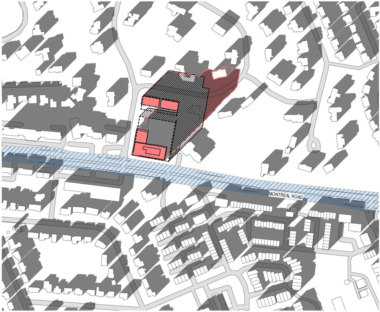 Construction site plan for project from page 24 of the file '2022-12-23 - Design Brief - D07-12-22-0185'