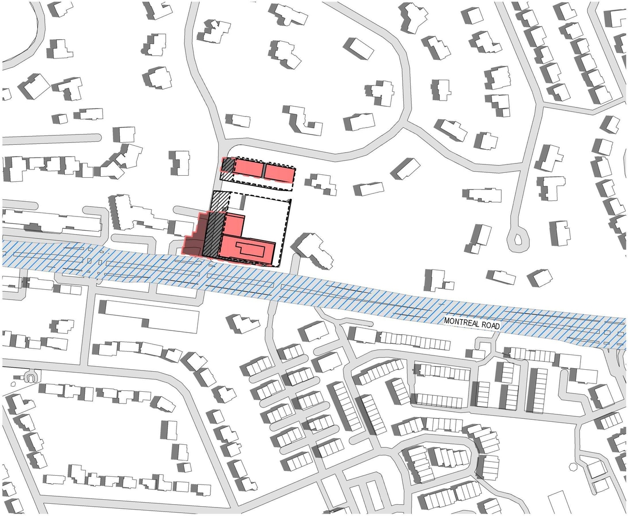Construction site plan for project from page 25 of the file '2022-12-23 - Design Brief - D07-12-22-0185'