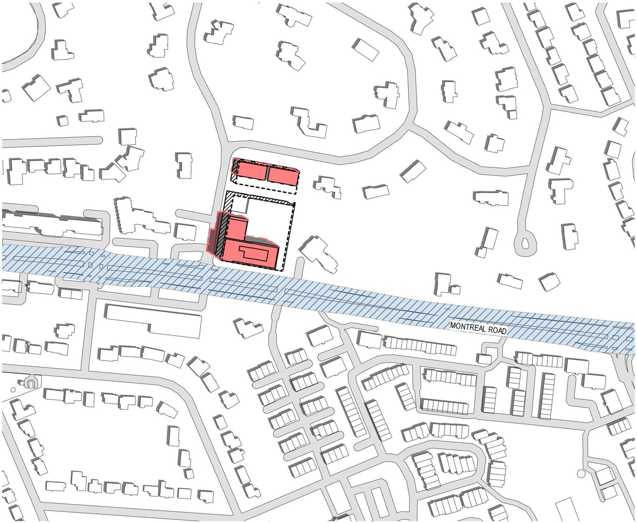 Construction site plan for project from page 25 of the file '2022-12-23 - Design Brief - D07-12-22-0185'