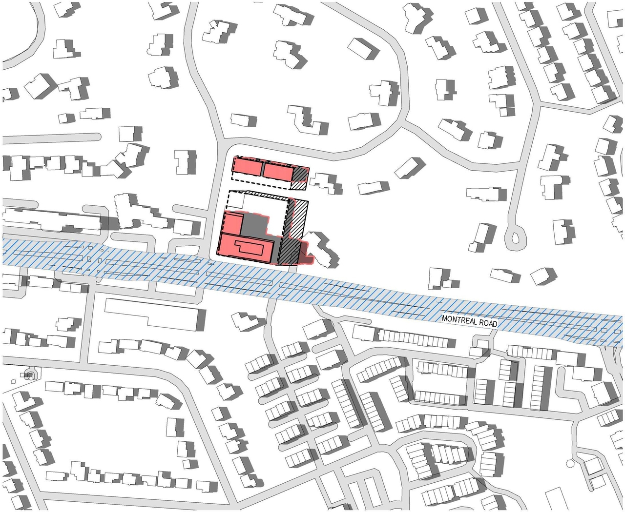 Construction site plan for project from page 27 of the file '2022-12-23 - Design Brief - D07-12-22-0185'