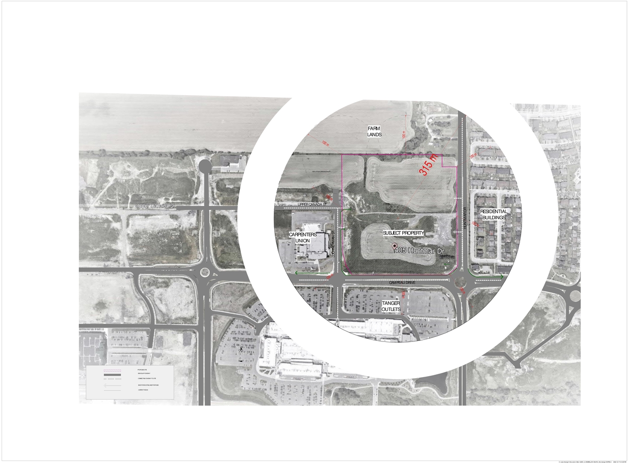 Construction site plan for project from page 17 of the file '2022-12-28 - Design Brief - D07-12-22-0186'
