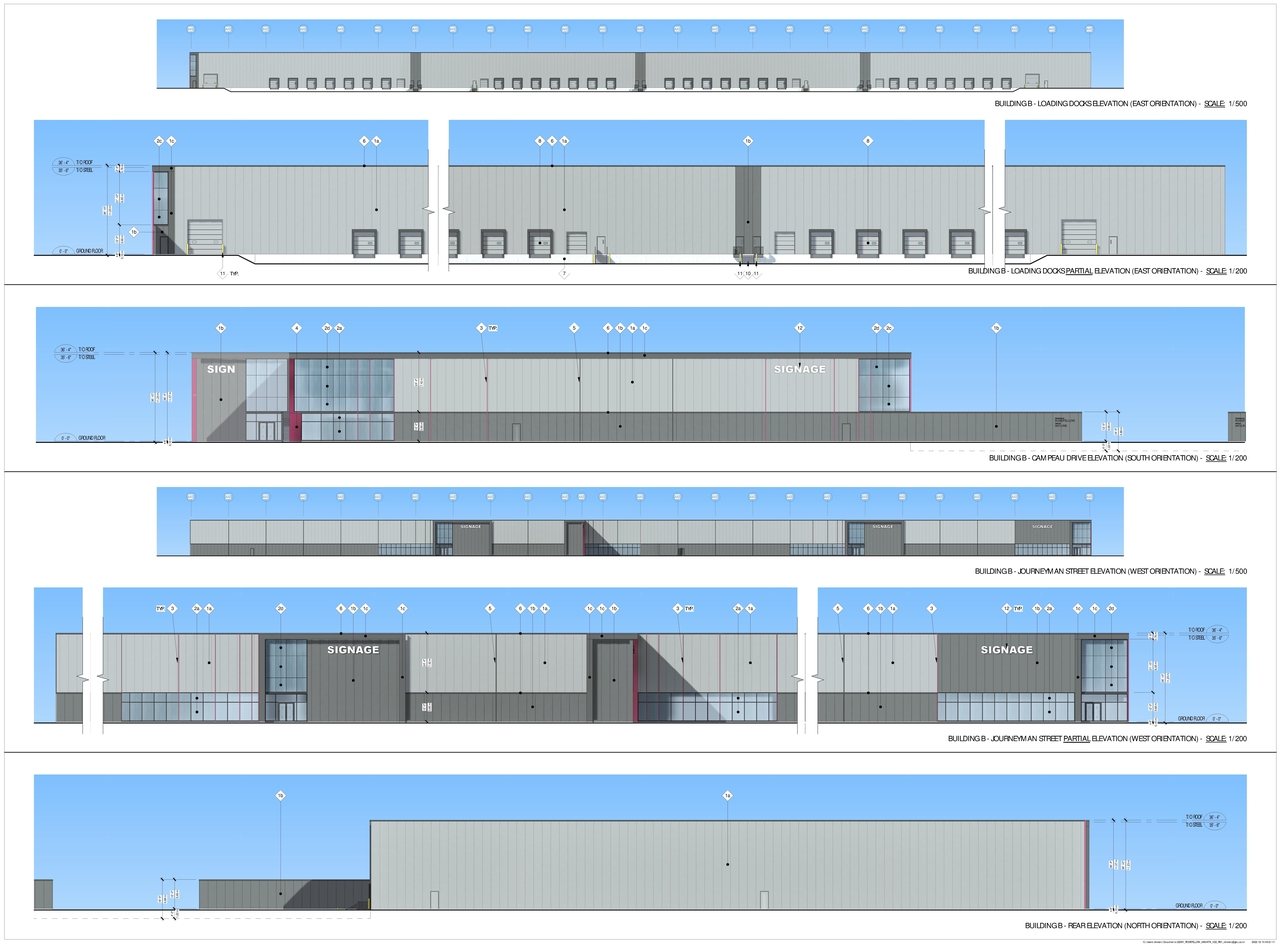 Rendering of building from page 25 of the file '2022-12-28 - Design Brief - D07-12-22-0186'