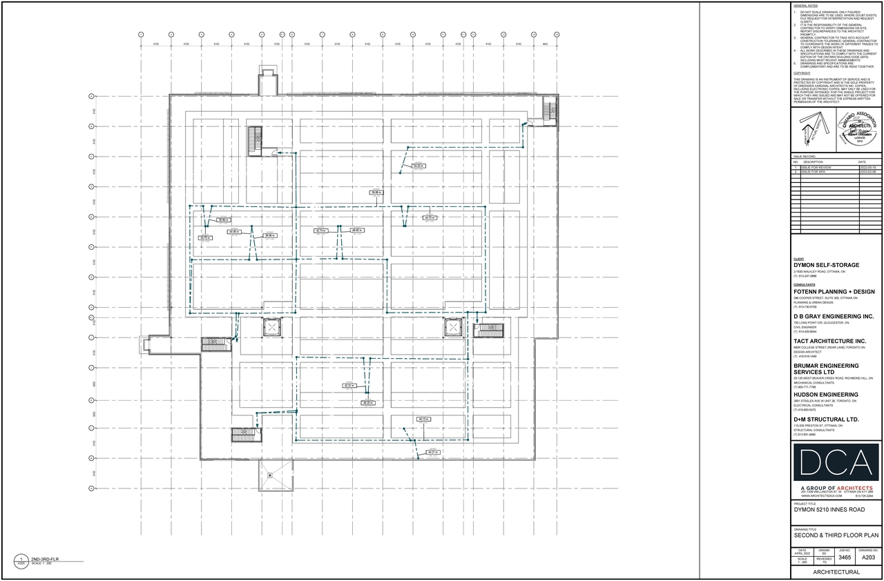 Floor plan for project from page 2 of the file '2023-02-15 - Floor Plans - D07-12-23-0001'