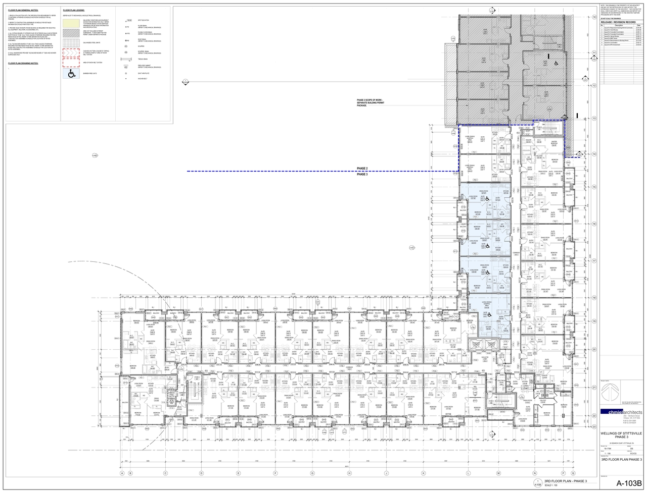 Construction site plan for project from page 11 of the file '2023-03-03 - Floor Plans - D07-12-23-0004'