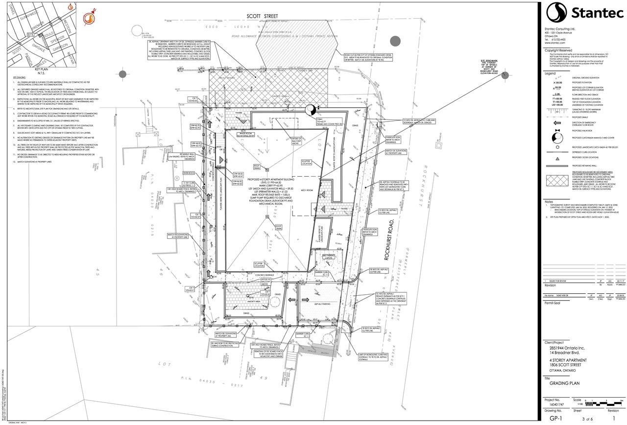 Construction site plan for project from page 20 of the file '2023-01-30 - Design Brief - D07-12-23-0006'