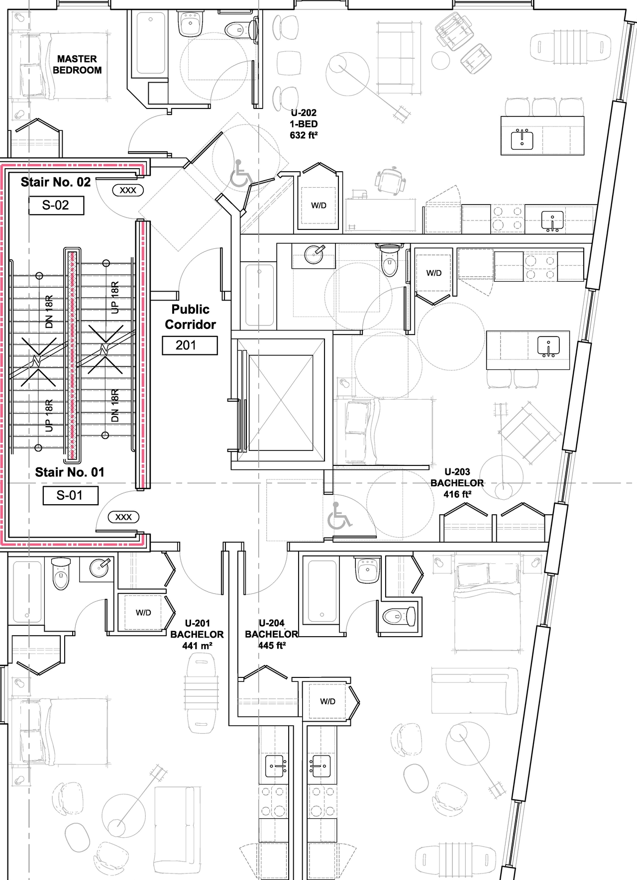 Floor plan for project from page 23 of the file '2023-01-30 - Design Brief - D07-12-23-0006'
