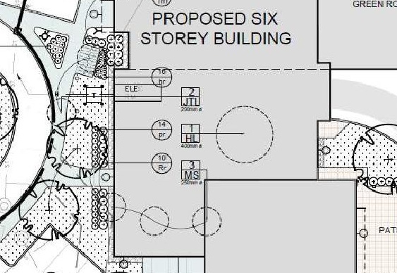 Construction site plan for project from page 37 of the file '2023-02-08 - Design Brief - D07-12-23-0014'