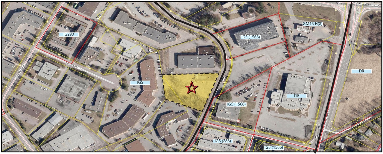 Construction site plan for project from page 4 of the file '2023-02-16 - Design Brief - D07-12-23-0016'