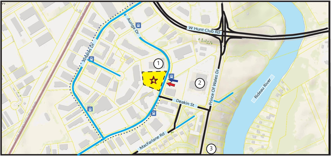 Construction site plan for project from page 5 of the file '2023-02-16 - Design Brief - D07-12-23-0016'