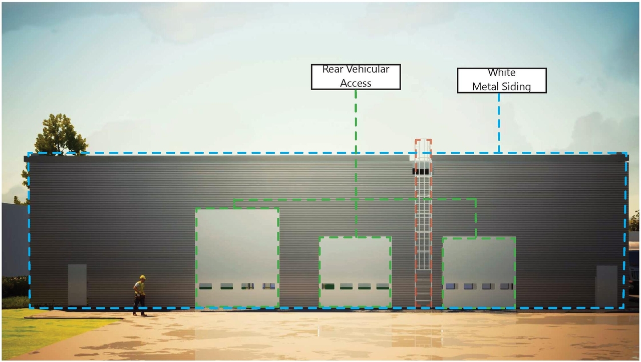 Construction site plan for project from page 9 of the file '2023-02-16 - Design Brief - D07-12-23-0016'