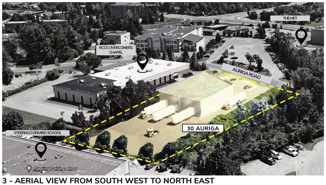 Construction site plan for project from page 10 of the file '2023-02-16 - Design Brief - D07-12-23-0016'