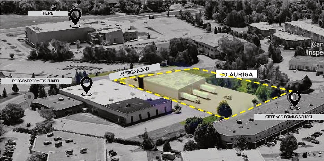 Construction site plan for project from page 10 of the file '2023-02-16 - Design Brief - D07-12-23-0016'