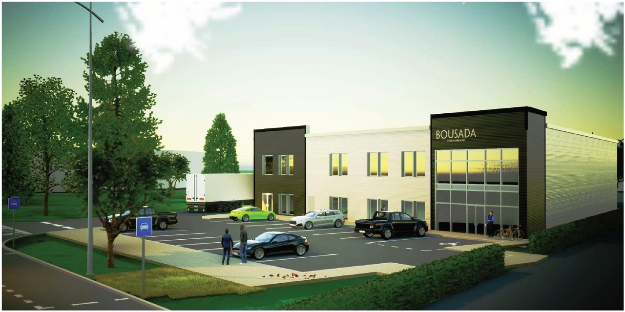 Rendering of building from page 13 of the file '2023-02-16 - Design Brief - D07-12-23-0016'