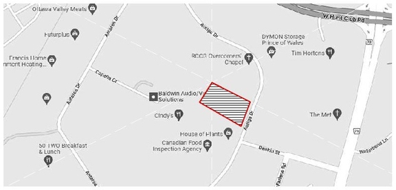 Construction site plan for project from page 14 of the file '2023-02-16 - Design Brief - D07-12-23-0016'
