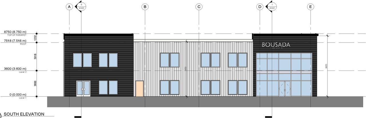 Rendering of building from page 18 of the file '2023-02-16 - Design Brief - D07-12-23-0016'