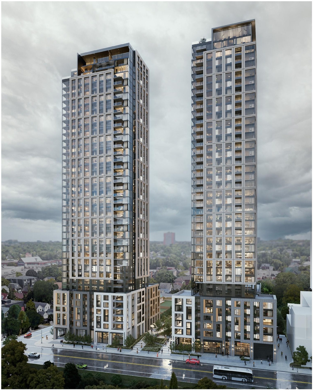 Rendering of building from page 6 of the file '2024-04-17 - Design Brief - D07-12-23-0019'