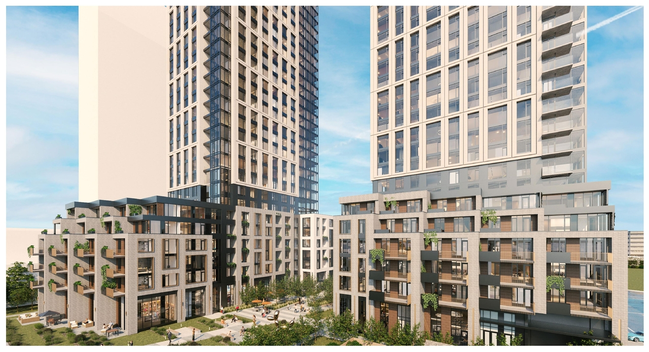 Rendering of building from page 29 of the file '2024-04-17 - Design Brief - D07-12-23-0019'