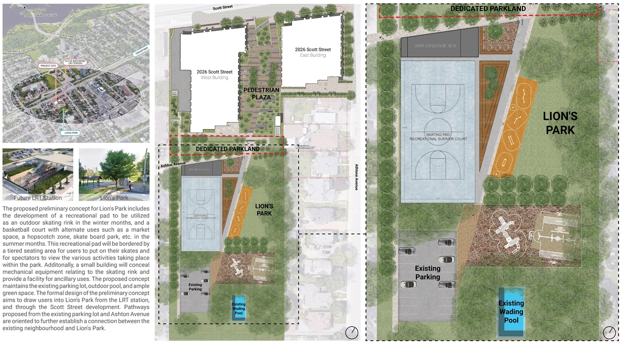 Construction site plan for project from page 30 of the file '2024-04-17 - Design Brief - D07-12-23-0019'