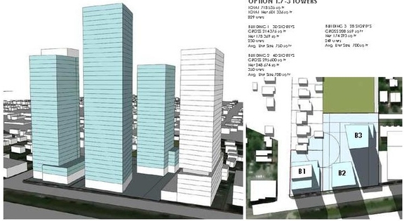 Rendering of building from page 19 of the file '2024-07-22 - Design Brief - D07-12-23-0019'