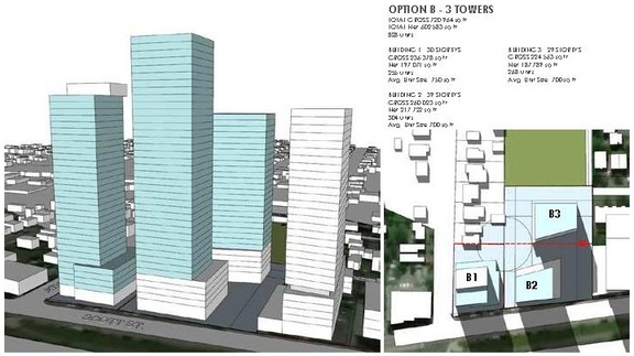 Rendering of building from page 20 of the file '2024-07-22 - Design Brief - D07-12-23-0019'